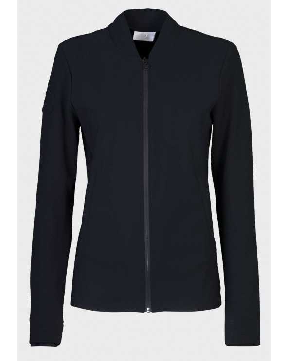 Veste Sportswear CT - Embossed Jersey Jacket - Bleu marine - 7979 GID194 JE063 Cavalleria Toscana Parkas & Doudounes
