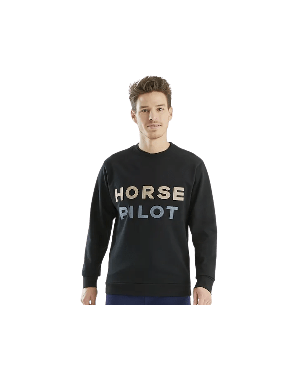 Sweat Team Homme Horse Pilot - Noir  Horse pilot Pulls et Gilets