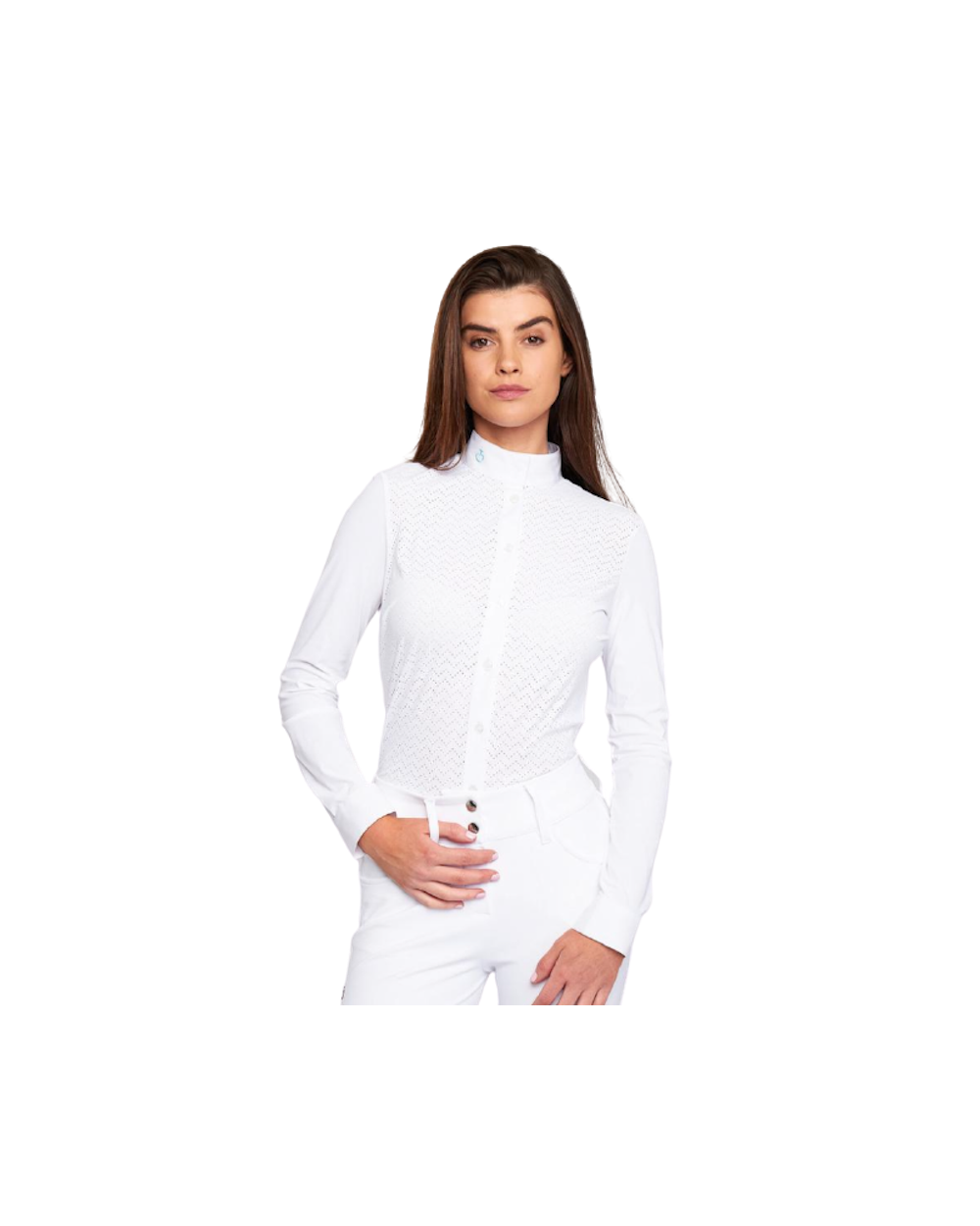 Chemise Compétition Cavalleria Toscana - Blanc CAD124 JF022 Cavalleria Toscana Cavaliers