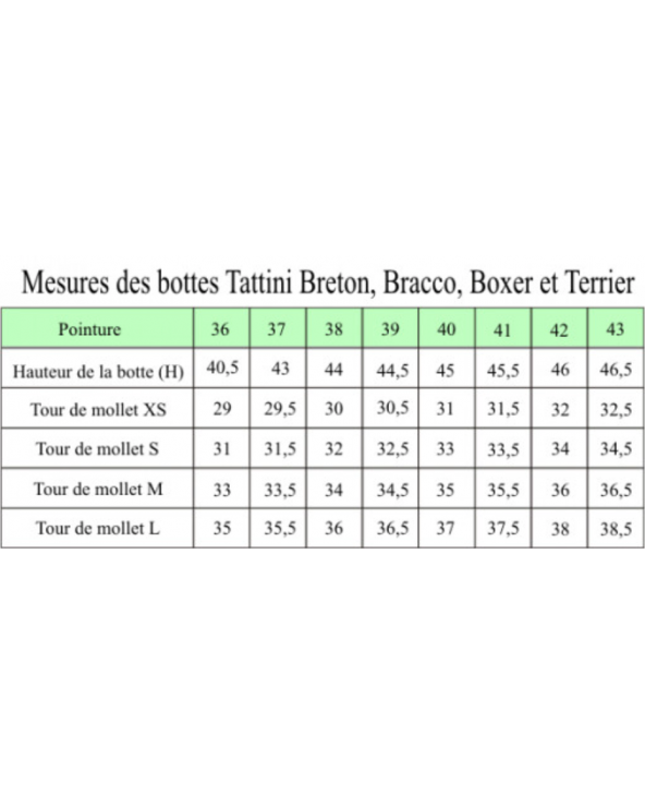 Bottes Breton close contact - Tattini 042769 Tattini Bottes