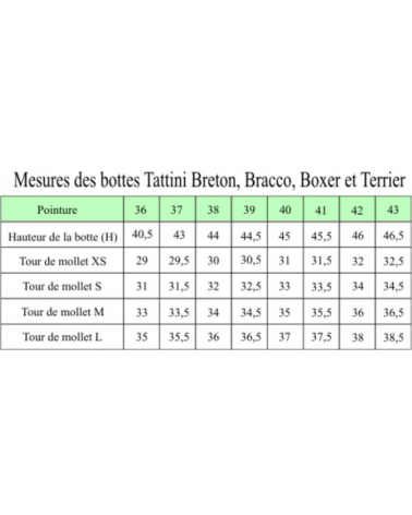 Bottes Breton close contact - Tattini 042769 Tattini Bottes
