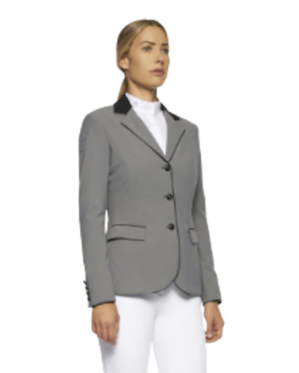 Veste de concours - Zip Riding Jacket - Gris GGD009 JE015 Cavalleria Toscana Vestes de concours