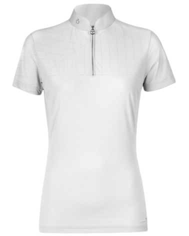 Perforated salling jersey competition Cavalleria - Blanc POD144 JE022 Cavalleria Toscana Cavaliers