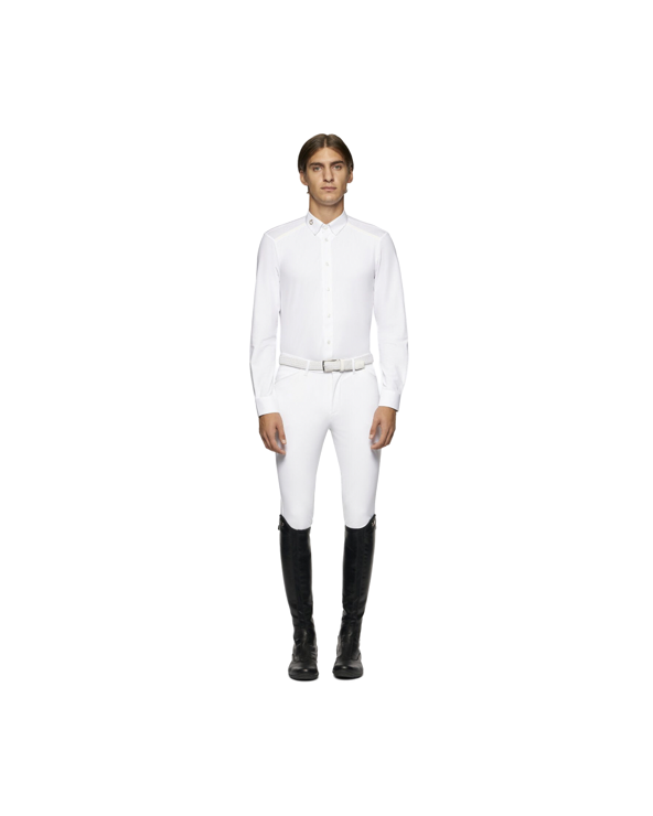 Polo de Concours Revo Homme Cavalleria - Blanc CAU173 Cavalleria Toscana Polos et Chemises