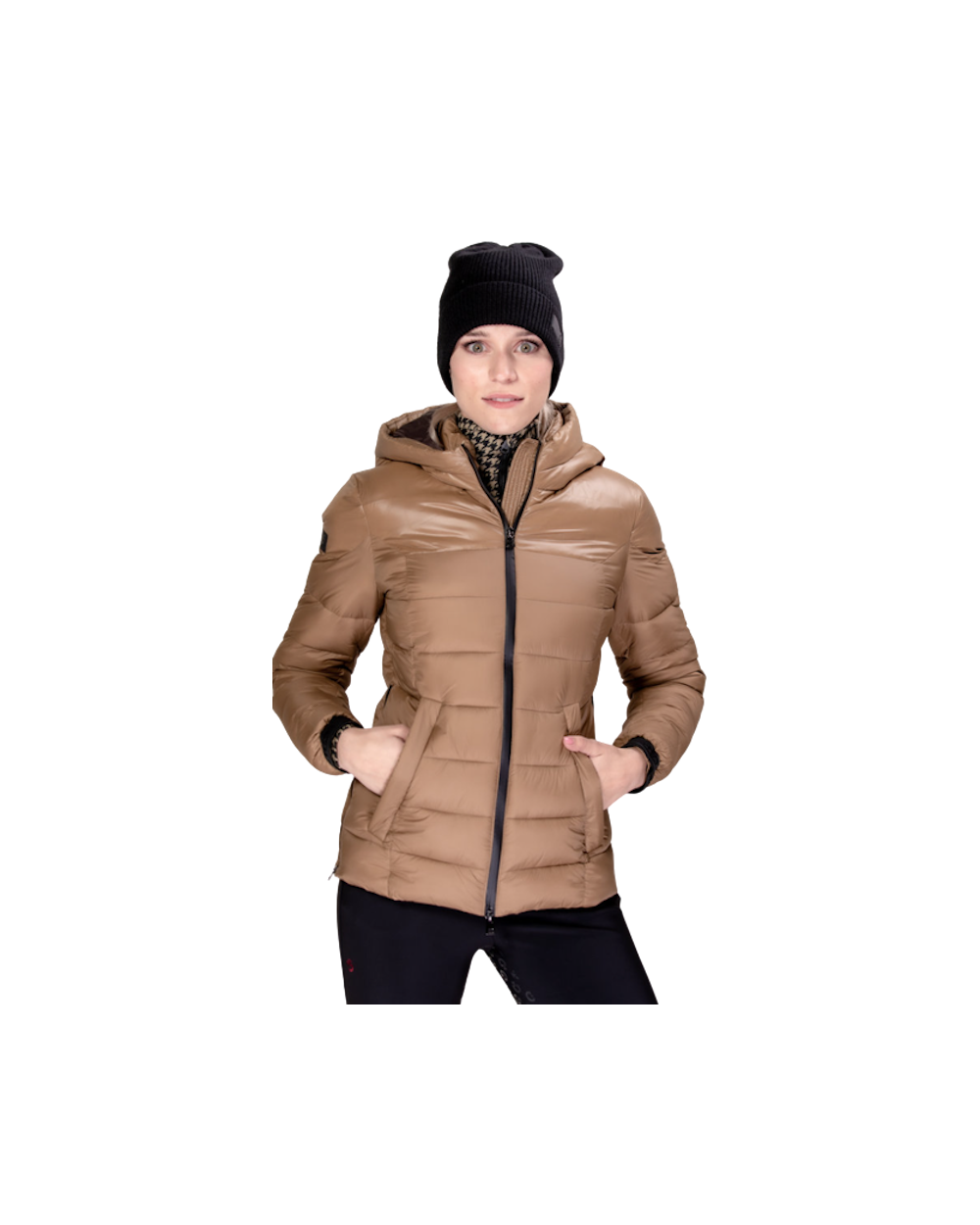 Manteau Nylon Hooded Puffer Cavalleria - Marron GID247 Cavalleria Toscana Blousons et manteaux