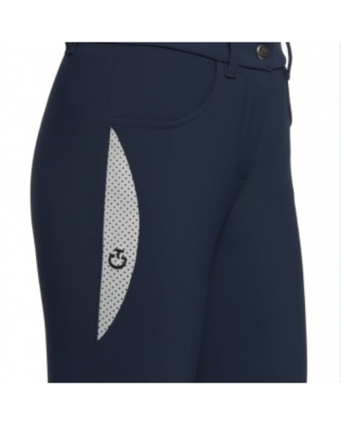 Pantalon - Jersey w/ Perforated Print Breeches PAA011 JE010 Cavalleria Toscana Pantalons