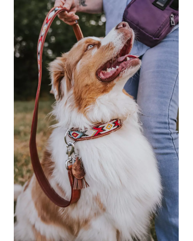 collier boho street perles rouge collier boho street perles marron  Accueil