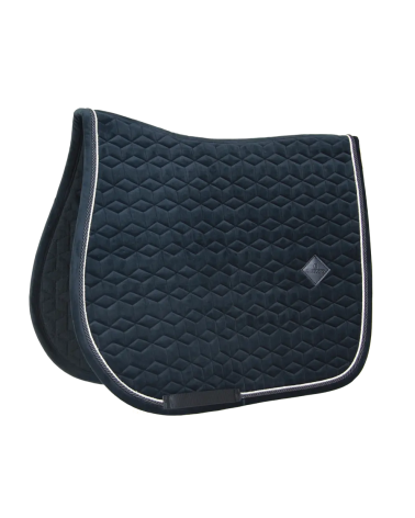 Tapis de selle Basic Velvet jumping noir  Kentucky Accueil