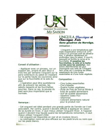 Onguent Mi-saison : Classique ungula 480ml  ungula Accueil