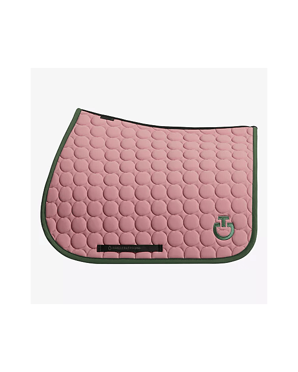 tapis Cavalleria Toscana Circle Quilted Saddle Pad  Cavalleria Toscana Accueil