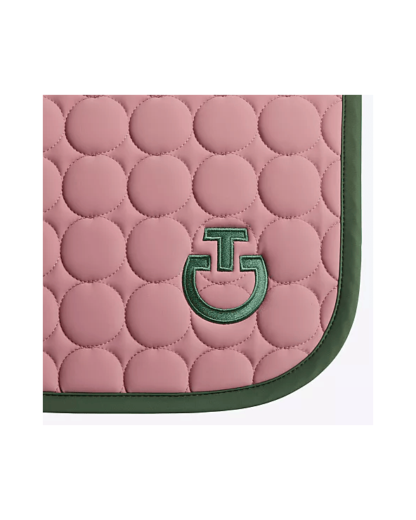 tapis Cavalleria Toscana Circle Quilted Saddle Pad  Cavalleria Toscana Accueil