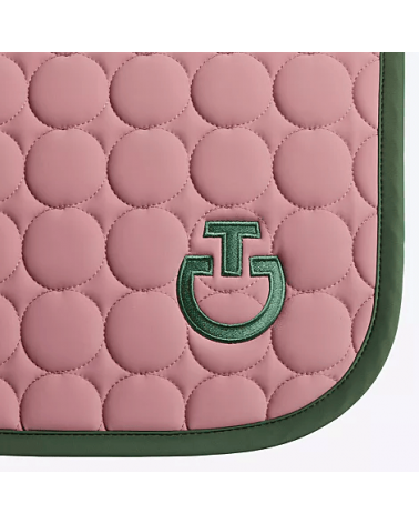 tapis Cavalleria Toscana Circle Quilted Saddle Pad  Cavalleria Toscana Accueil