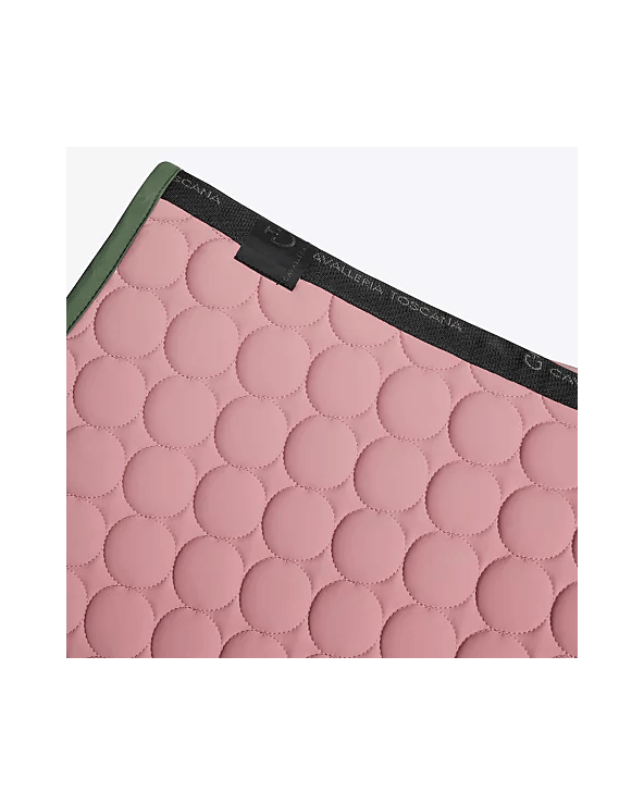 Tapis de Selle Rose Vert Cavalleria Toscana  Cavalleria Toscana Accueil