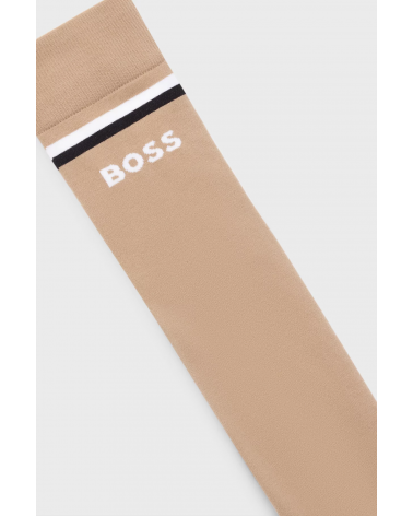 Chaussettes d’équitation à rayures emblématiques et logo  BOSS equestrian Accueil