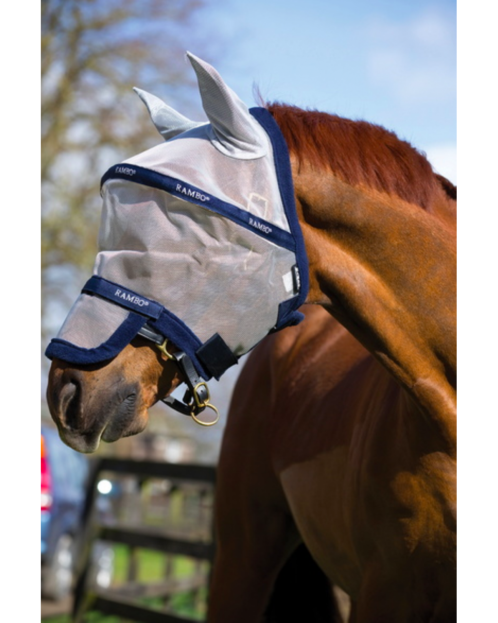 Horseware - Rambo Flymask DMAF15 Horseware Bonnet